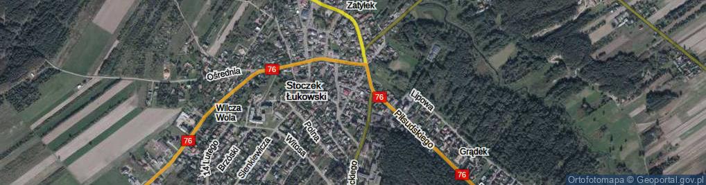 Zdjęcie satelitarne 1 Maja ul.